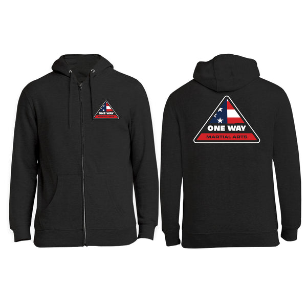 One Way USA Zip-Up Hoodies - Break Point FC