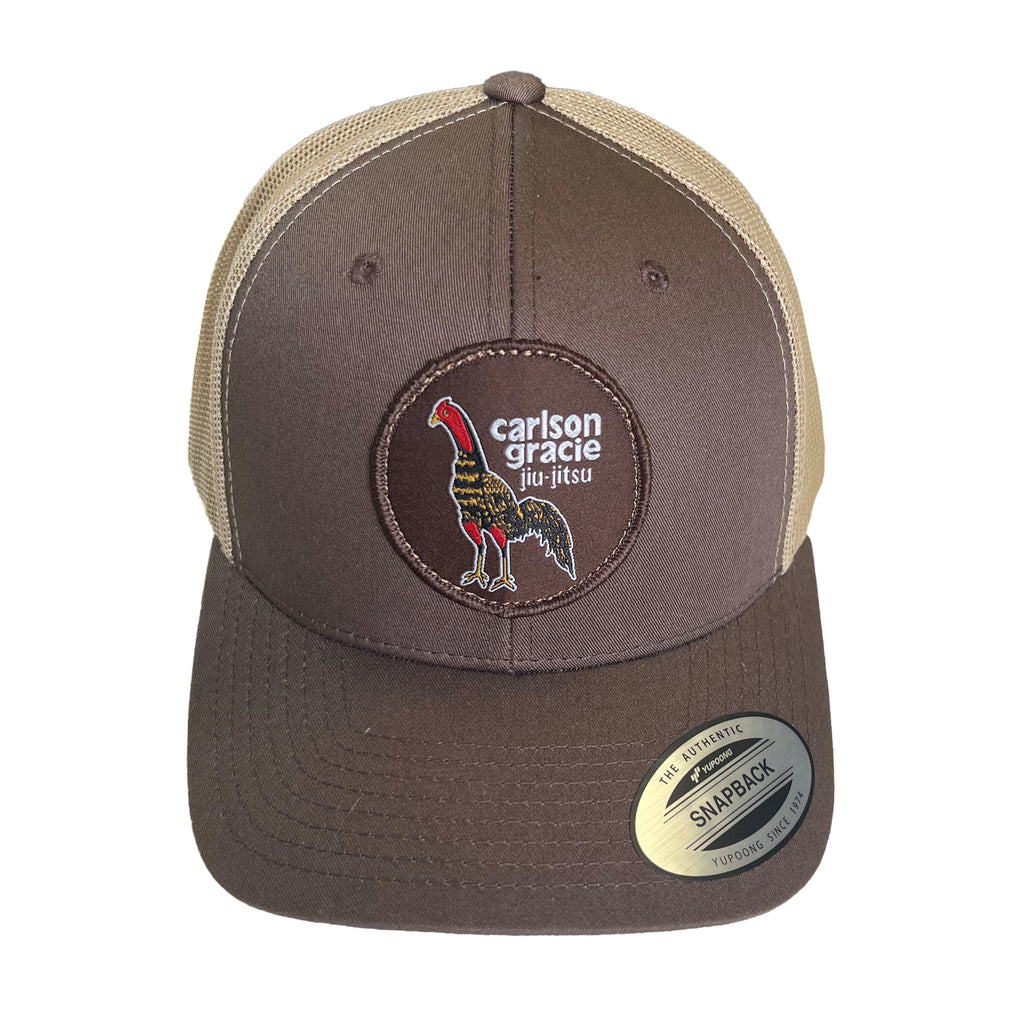 Carlson Gracie Rooster Brown/Khaki Trucker Hat