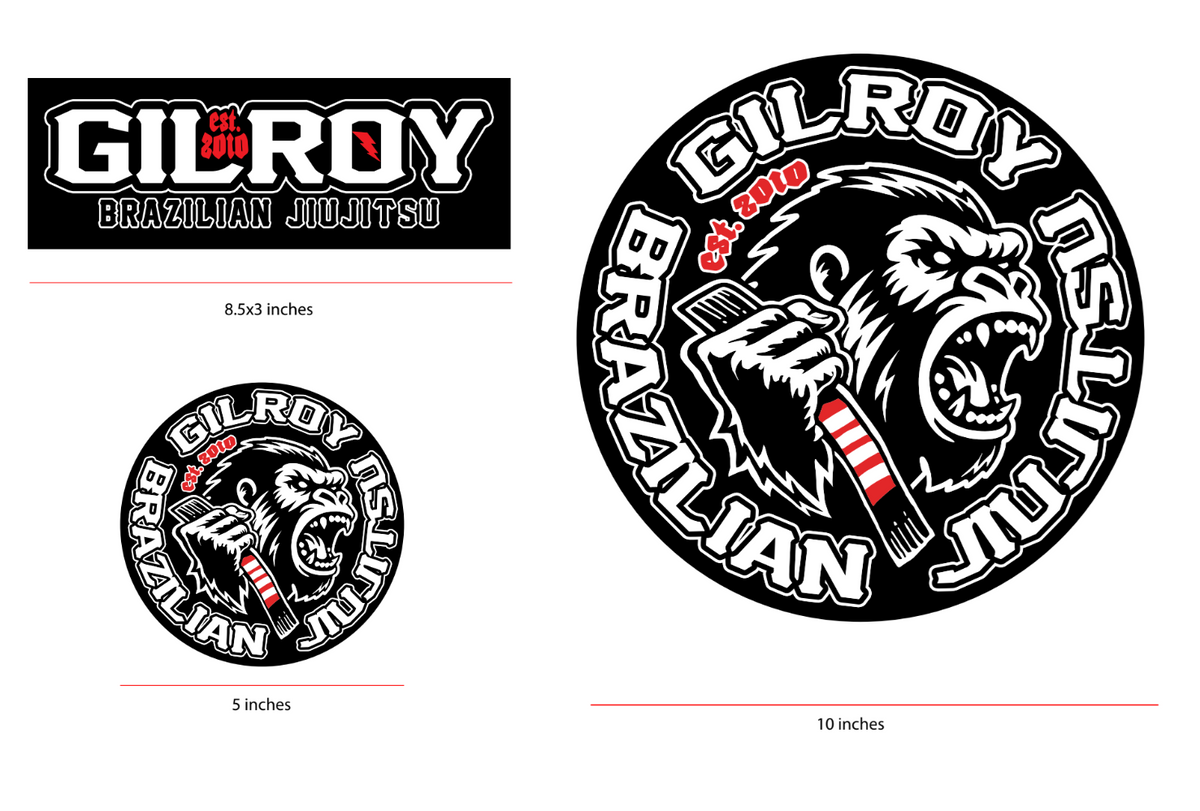 Gilroy BJJ Loose Patch Set #040 B