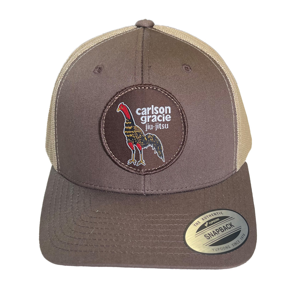 Carlson Gracie Rooster Brown/Khaki Trucker Hat