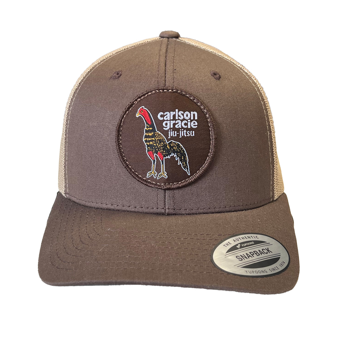 Carlson Gracie Rooster Brown/Khaki Trucker Hat