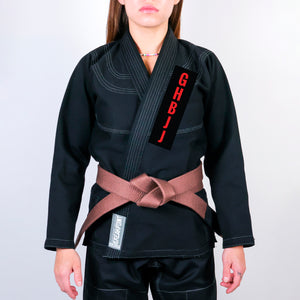 Blacks Harbor Brazilian Jiu-Jitsu Academy Women's Gi - Black #072