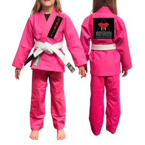Grays Harbor Brazilian Jiu-Jitsu Academy Kids Gi - Pink #072