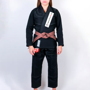 Fighting Chance BJJ Academy Women's Gi - Black #100 A (Adult 10”)