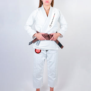 Fighting Chance BJJ Academy Women's Gi - White #100 A (Adult 10”)