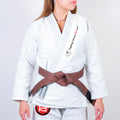 Fighting Chance BJJ Academy Women's Gi - White #100 A (Adult 10”)