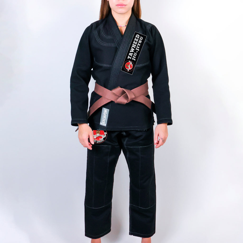 Tawheed Jiu Jitsu Academy Women's Gi - Black #1044 A