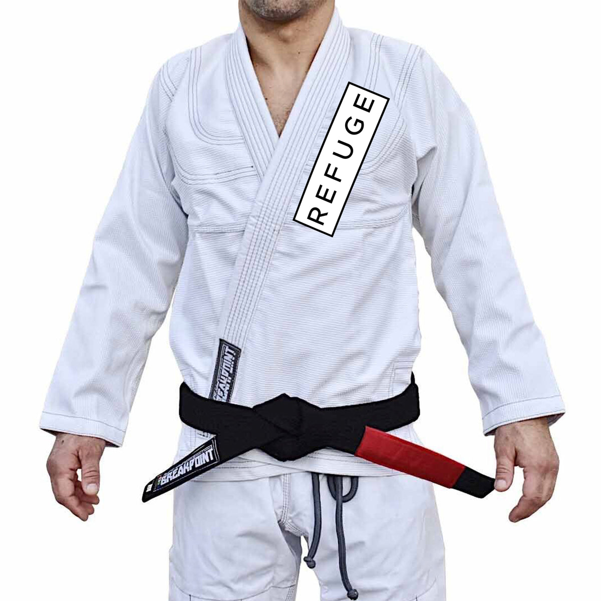 Refuge Jiu Jitsu Academy Adults Gi - White #1069 A