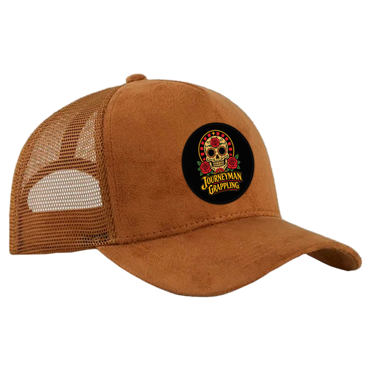 Journeyman Grappling Suede Trucker Hat #8011 G