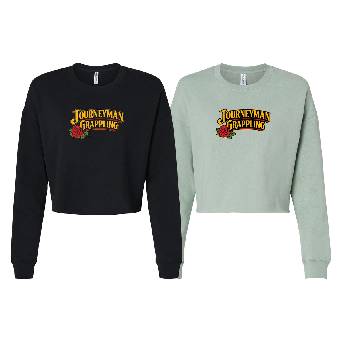 Journeyman Grappling Women's Cropped Crewneck Sweatshirt #8011 G