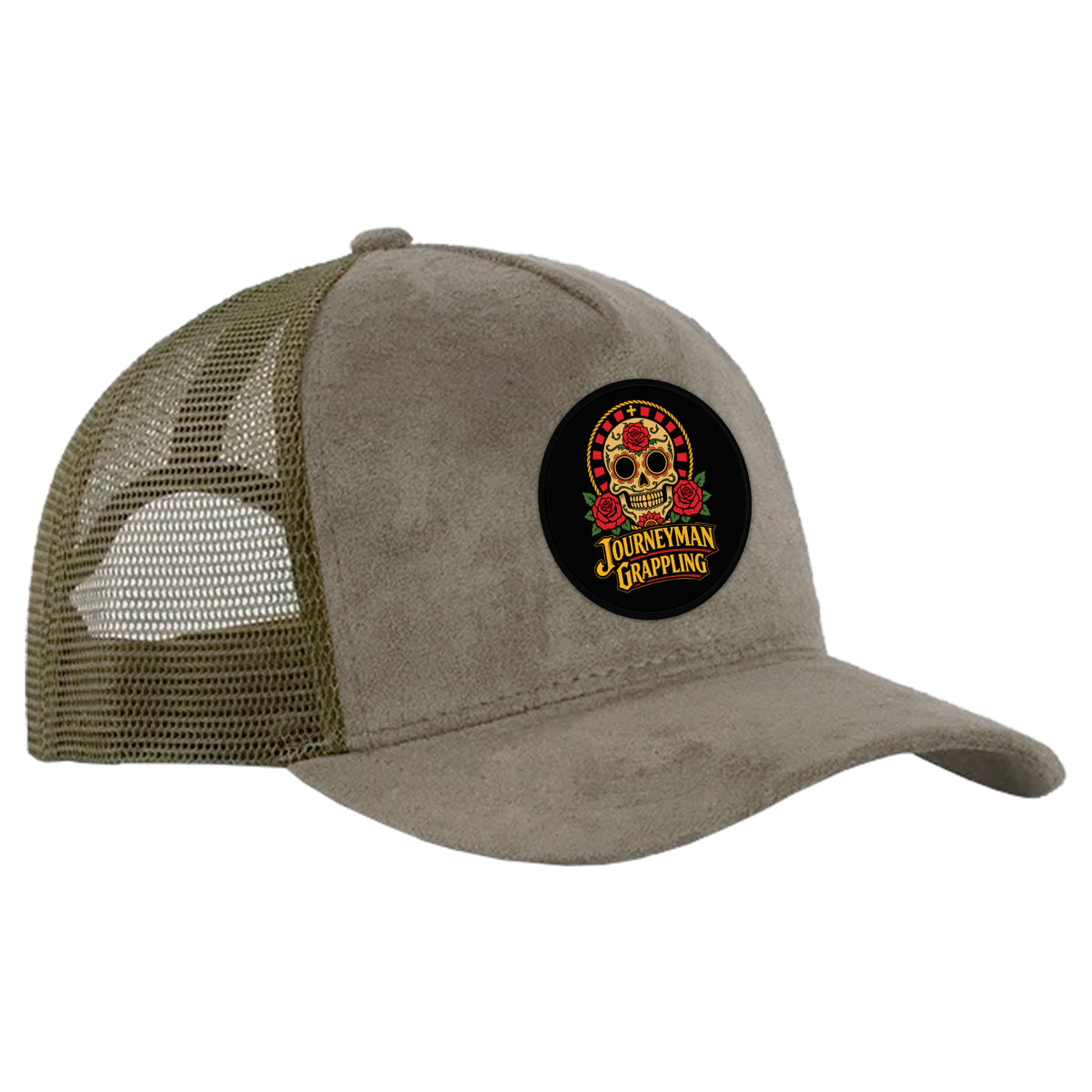 Journeyman Grappling Suede Trucker Hat #8011 G