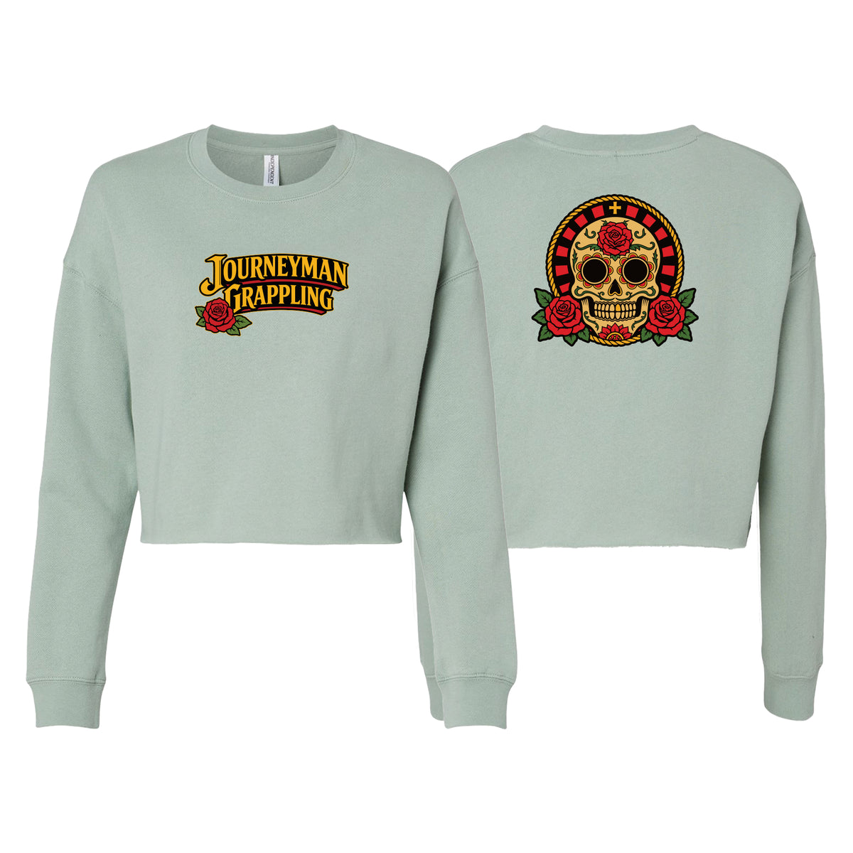 Journeyman Grappling Women's Cropped Crewneck Sweatshirt #8011 G