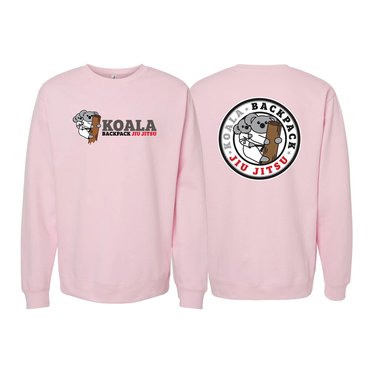 Koala Backpack Jiu Jitsu Academy Crewneck Sweatshirt #8004 A