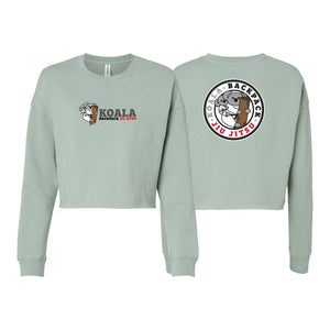 Koala Backpack Jiu Jitsu Women's Cropped Crewneck Sweatshirt #8004 A