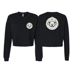 Koala Backpack Jiu Jitsu Women's Cropped Crewneck Sweatshirt #8004 C
