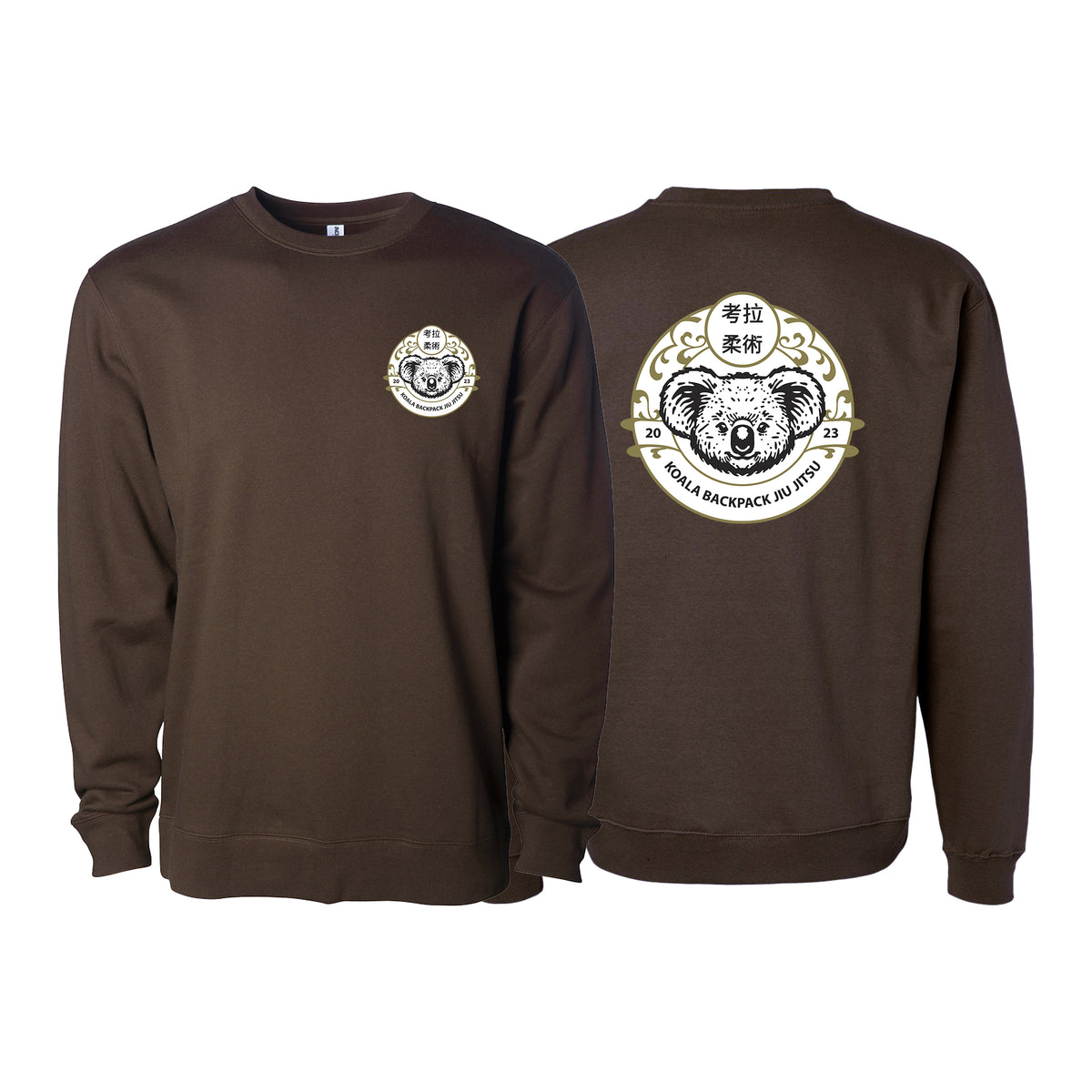 Koala Backpack Jiu Jitsu Academy Crewneck Sweatshirt #8004 C