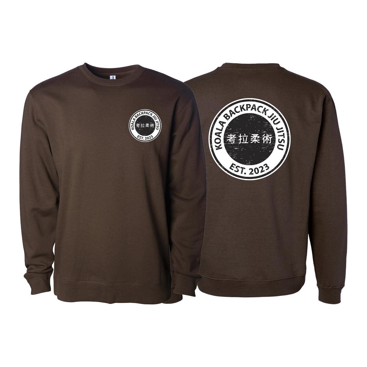 Koala Backpack Jiu Jitsu Academy Crewneck Sweatshirt #8004 E