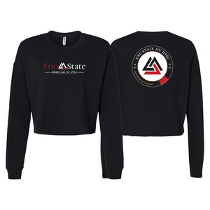 End State Women's Cropped Crewneck Sweatshirt #8212 B