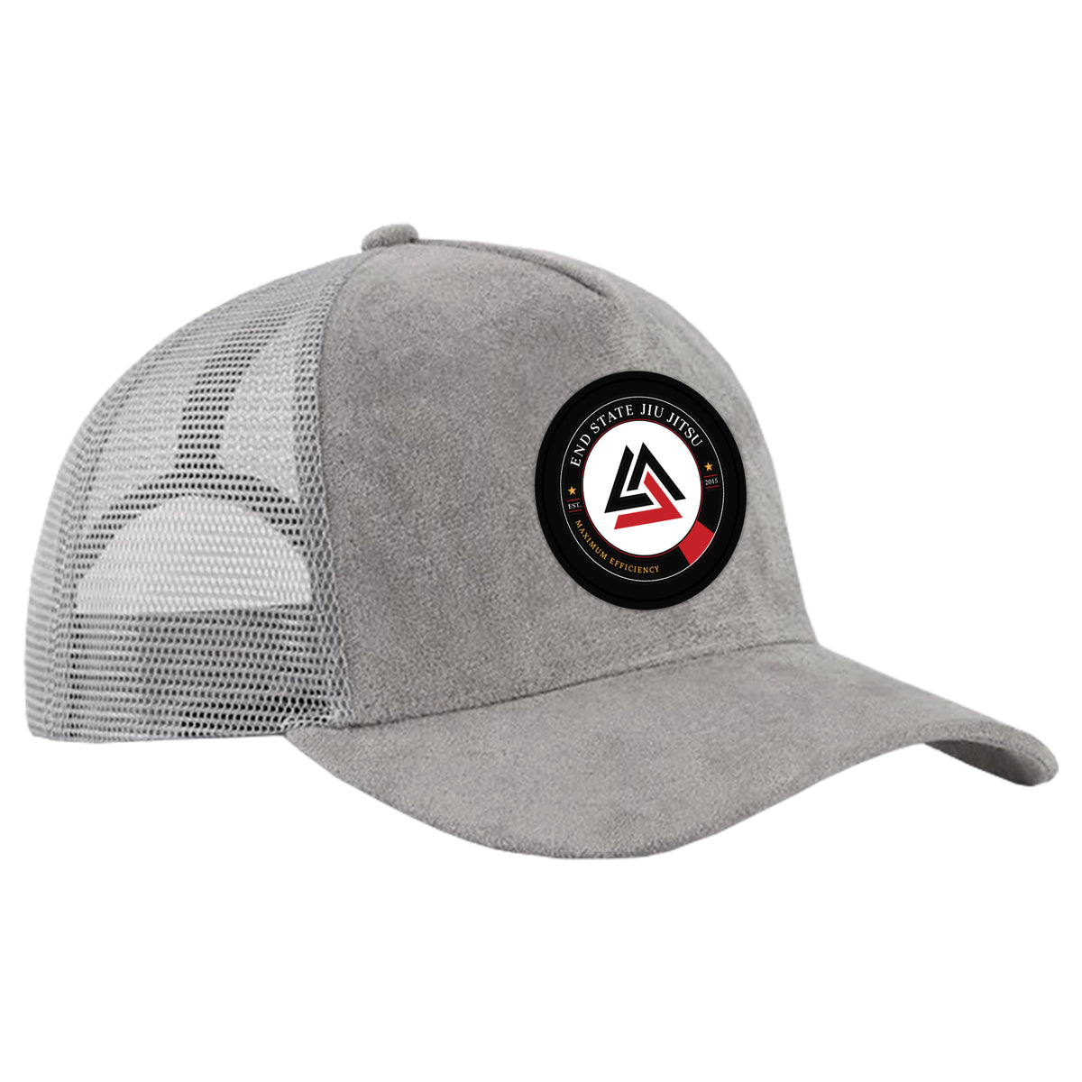 End State Suede Trucker Hat #8212 B