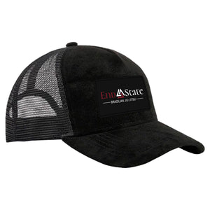 End State Suede Trucker Hat #8212 C