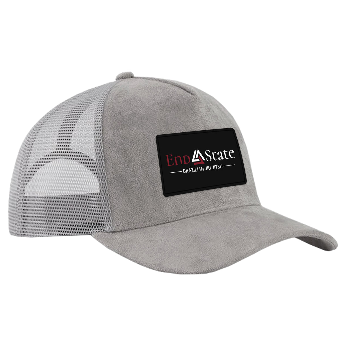 End State Suede Trucker Hat #8212 C