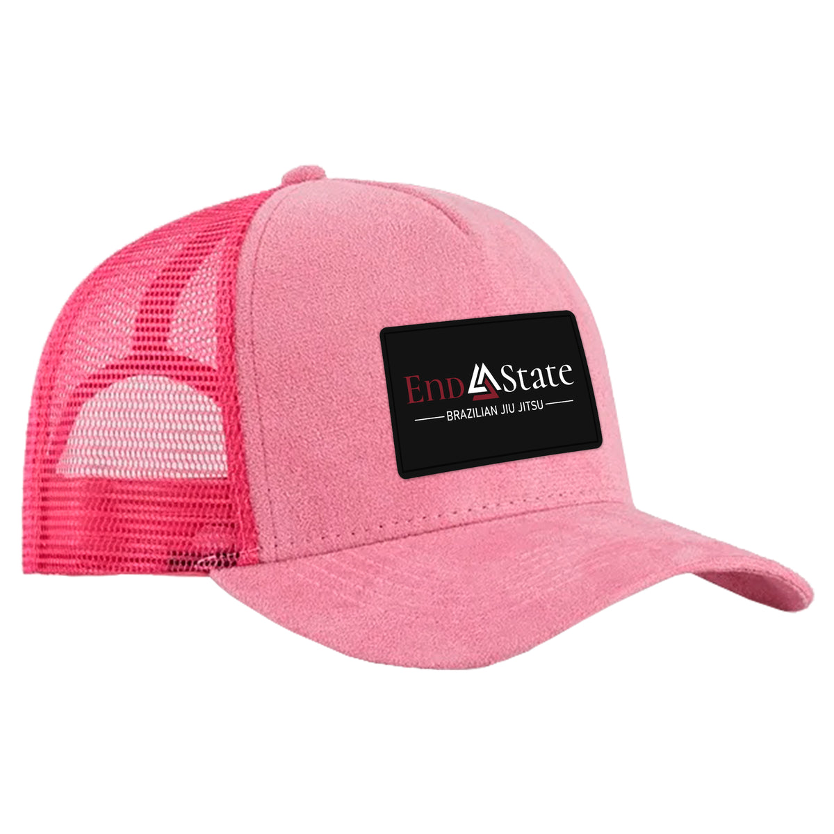 End State Suede Trucker Hat #8212 C