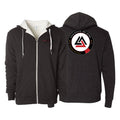 End State Sherpa Lined Zip-Up Hoodie #8212 D