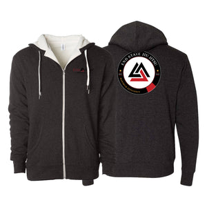 End State Sherpa Lined Zip-Up Hoodie #8212 D