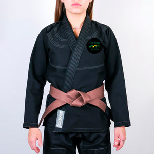 Five Rings Jiu Jitsu Academy Women's Gi - Black #1138