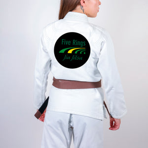 Five Rings Jiu Jitsu Academy Women's Gi - White #1138