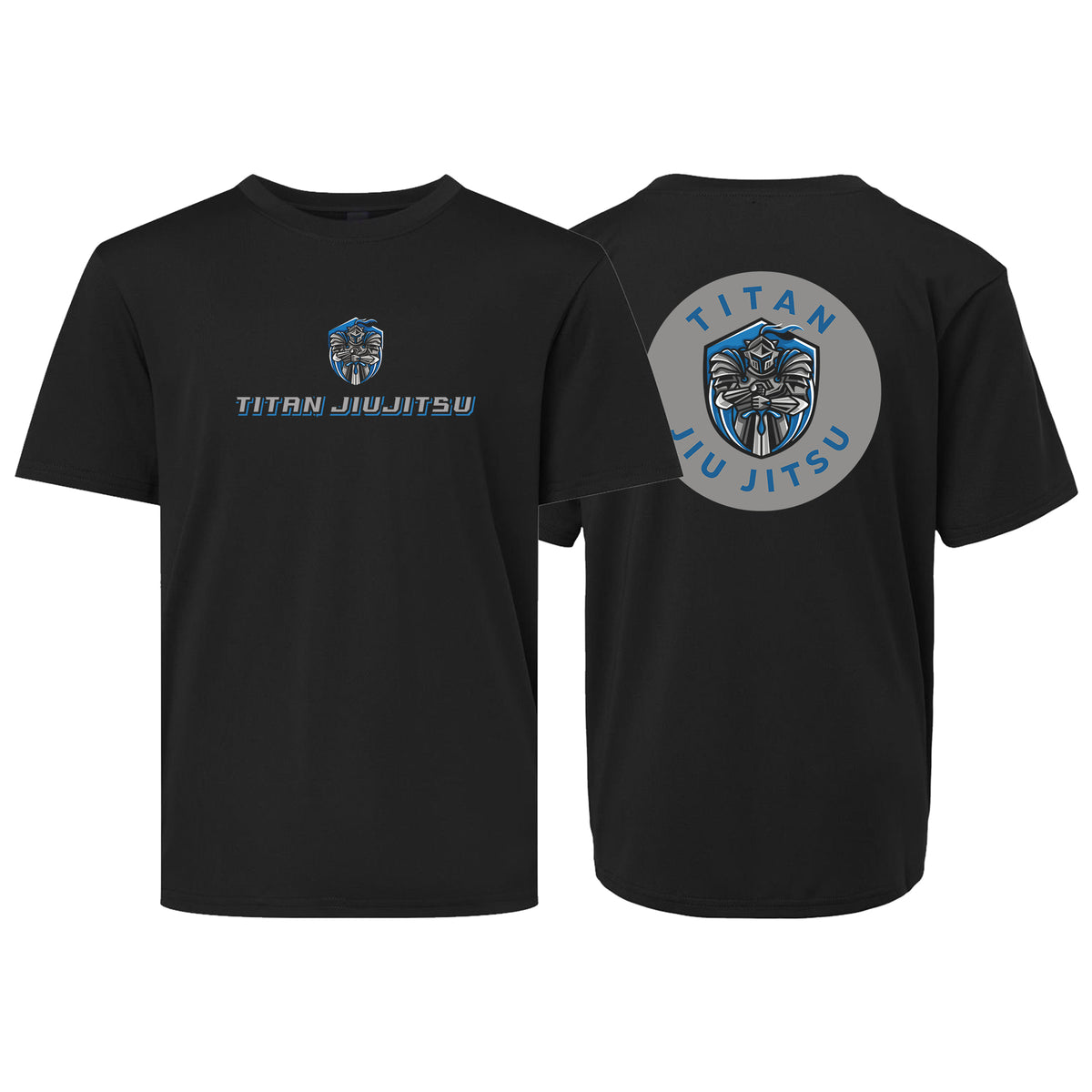Titan Jiu Jitsu LLC Academy Dry Fit Kids Shirts #8281 A