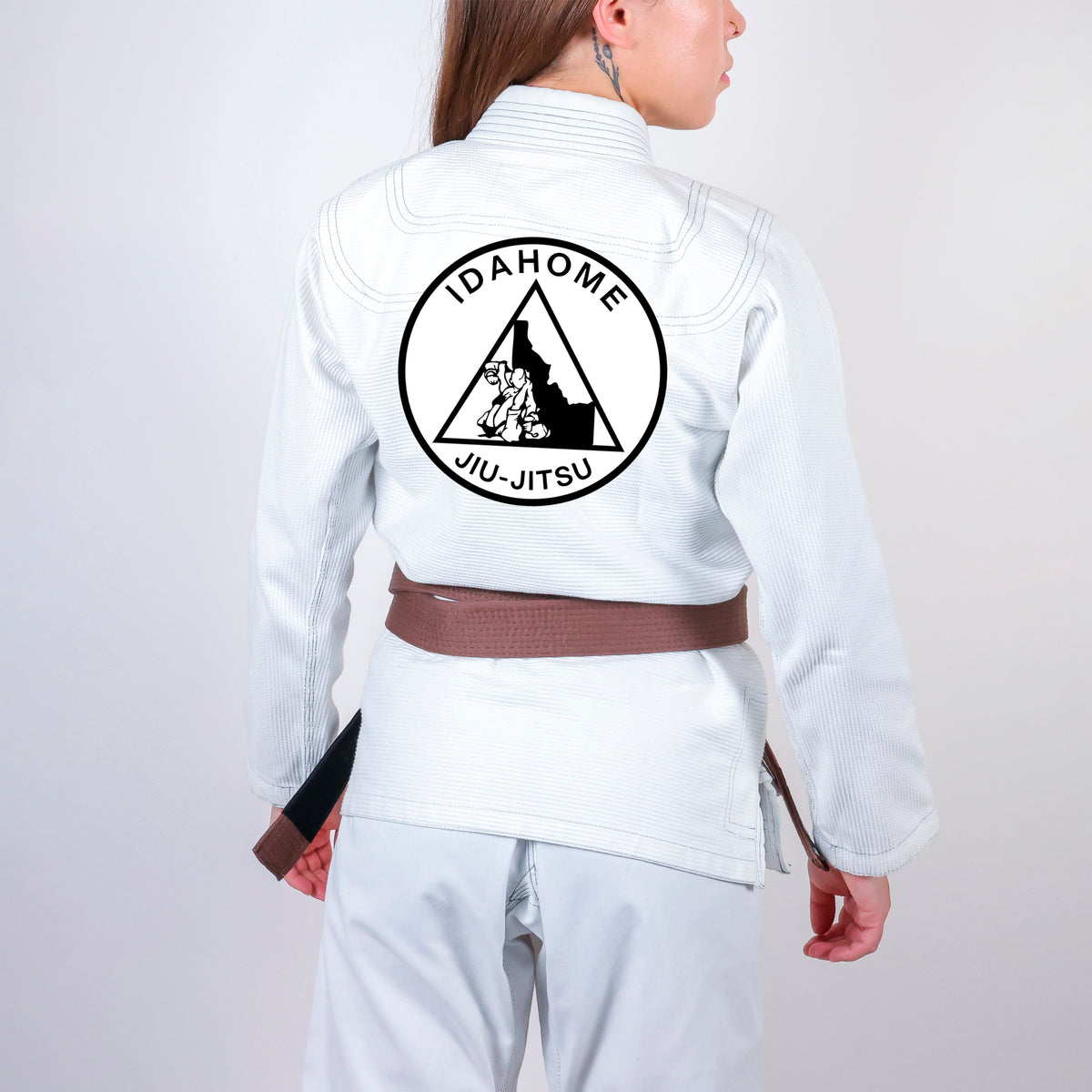 Idahome Jiu Jitsu Academy Women's Gi - White #1185 A
