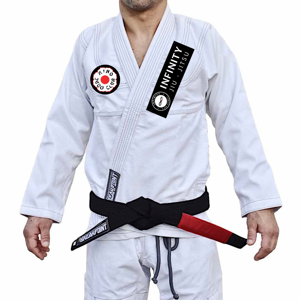 Infinity BJJ Utah Academy Kids Gi - White #1203 A