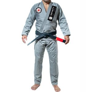 Infinity BJJ Utah Academy Kids Gi - Gray #1203 A
