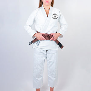 Con Safos BJJ Academy Women's Gi - White #1221 A