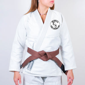 Con Safos BJJ Academy Women's Gi - White #1221 A