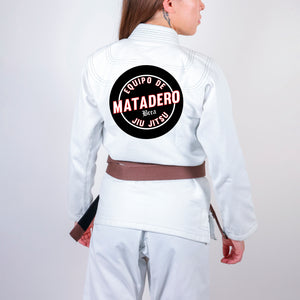 Matadero Jiu jitsu Academy Women's Gi - White #1225 A