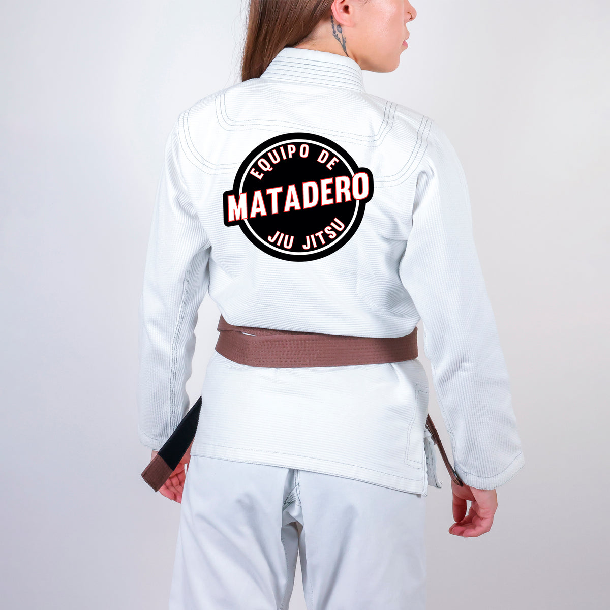 Matadero Jiu Jitsu Academy Women's Gi - White #1225 B