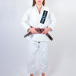 Cyclone Brazilian Jiu-Jitsu Academy Women's Gi - White #1227 A