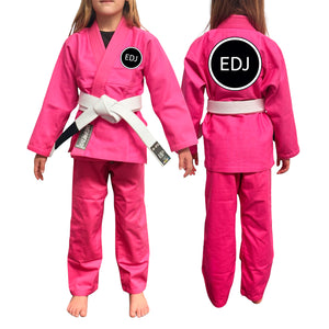 EDJ Team Academy Kids Gi - Pink #126