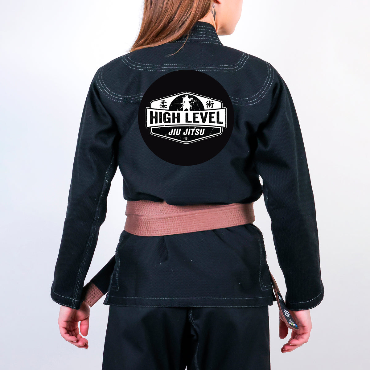 High Level Jiu Jitsu Academy Women's Gi - Black #1325