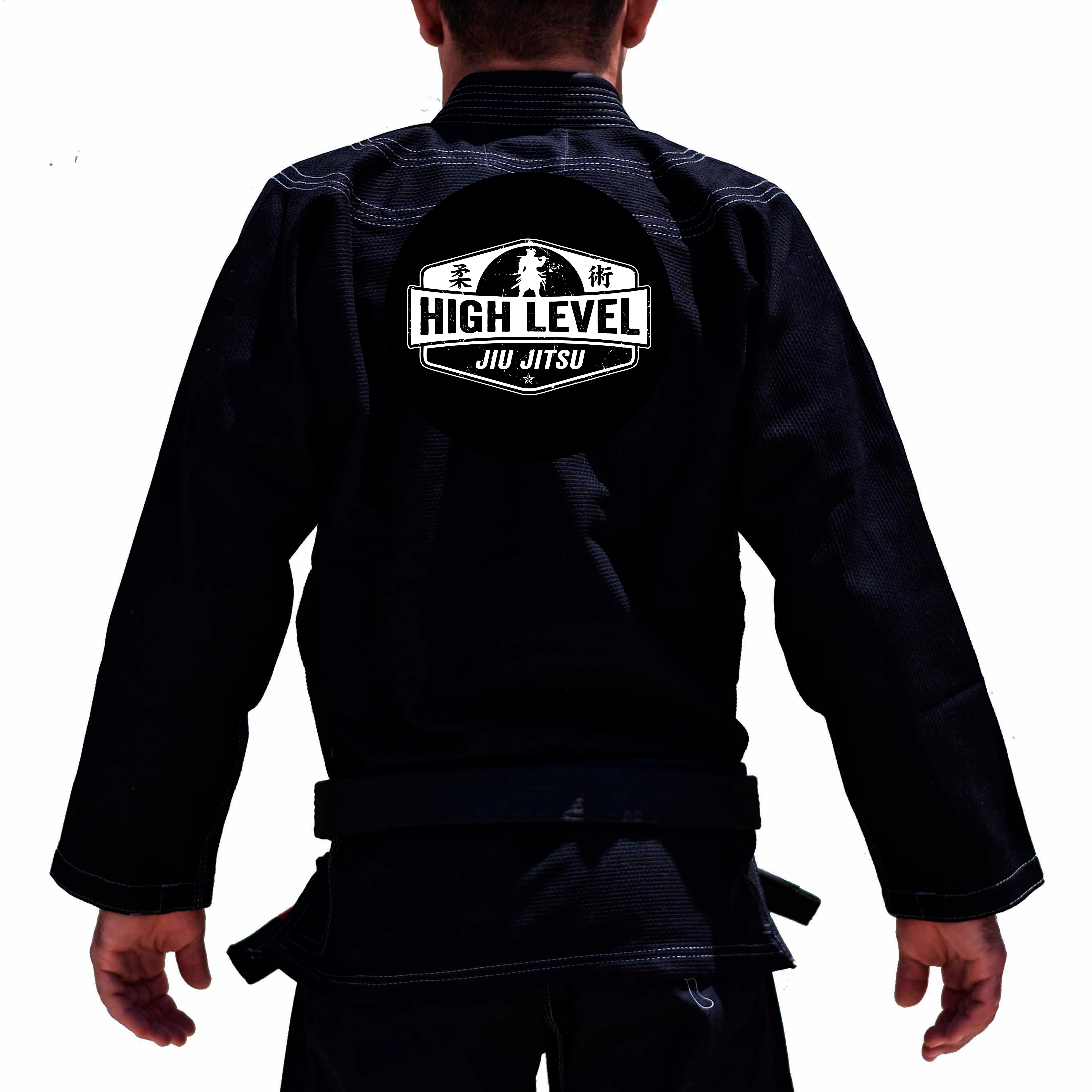 High Level Jiu Jitsu Academy Adults Gi - Black #1325 - Break Point FC