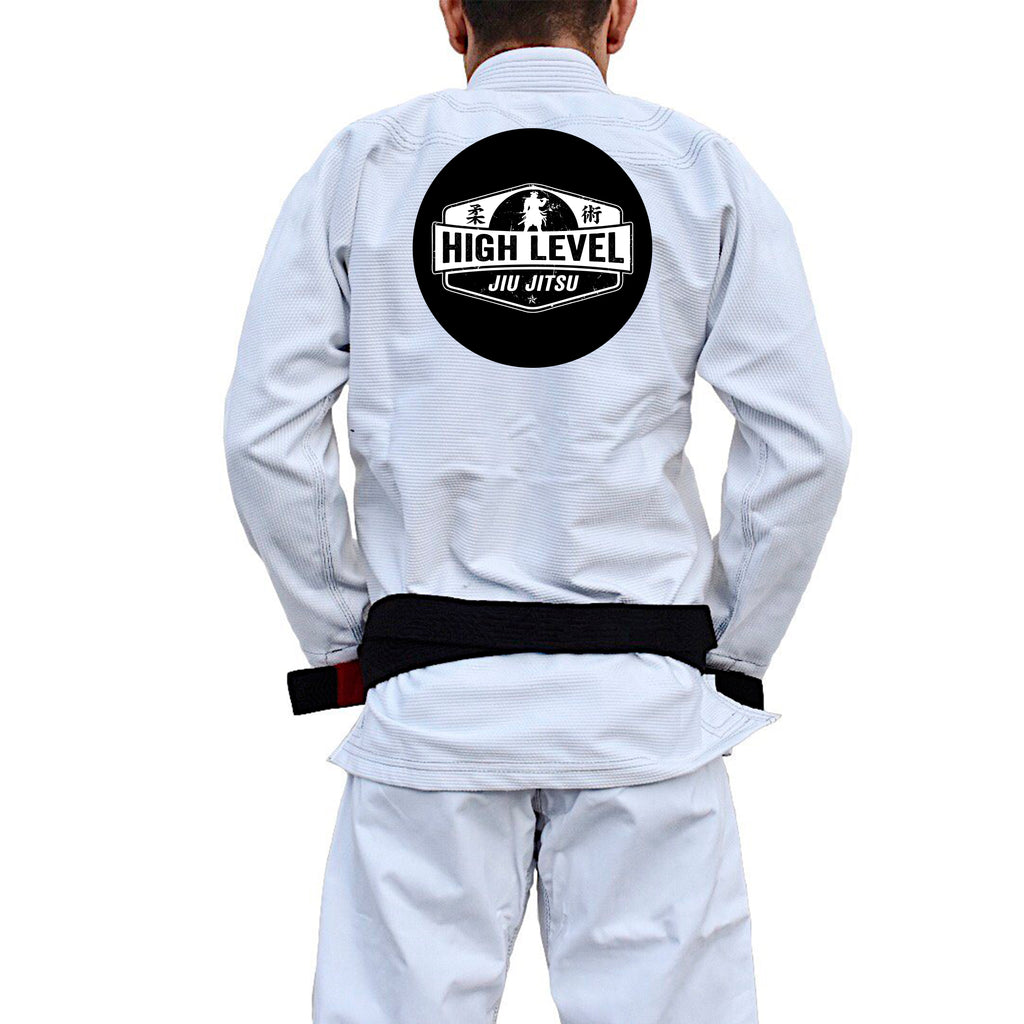 High Level Jiu Jitsu Academy Adults Gi - White #1325