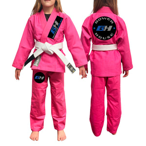 Bowerhouse MMA Academy Kids Gi - Pink #1337 A