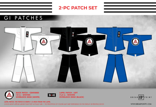 Inversion Jiu Jitsu Sewing Set - 2 #1350 - Break Point FC