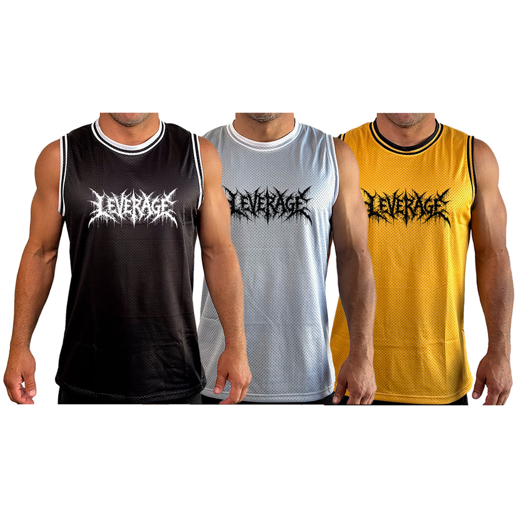 Leverage Brazilian Jiu-Jitsu Basketball Jerseys #8151 G (DEATH METAL)