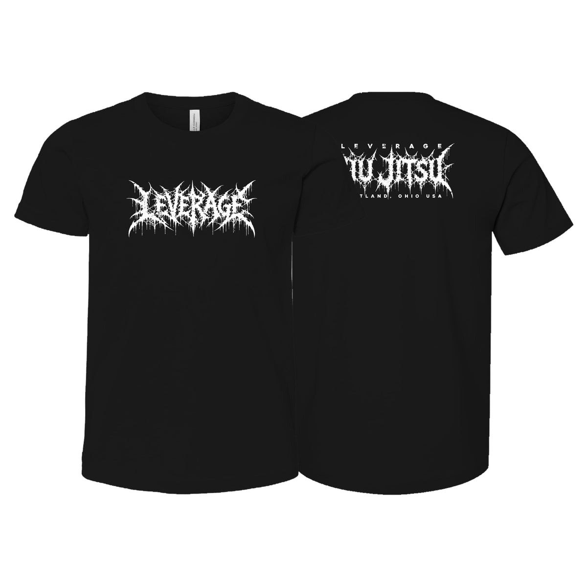 Leverage Brazilian Jiu-Jitsu Kids Shirts #8151 G (DEATH METAL)