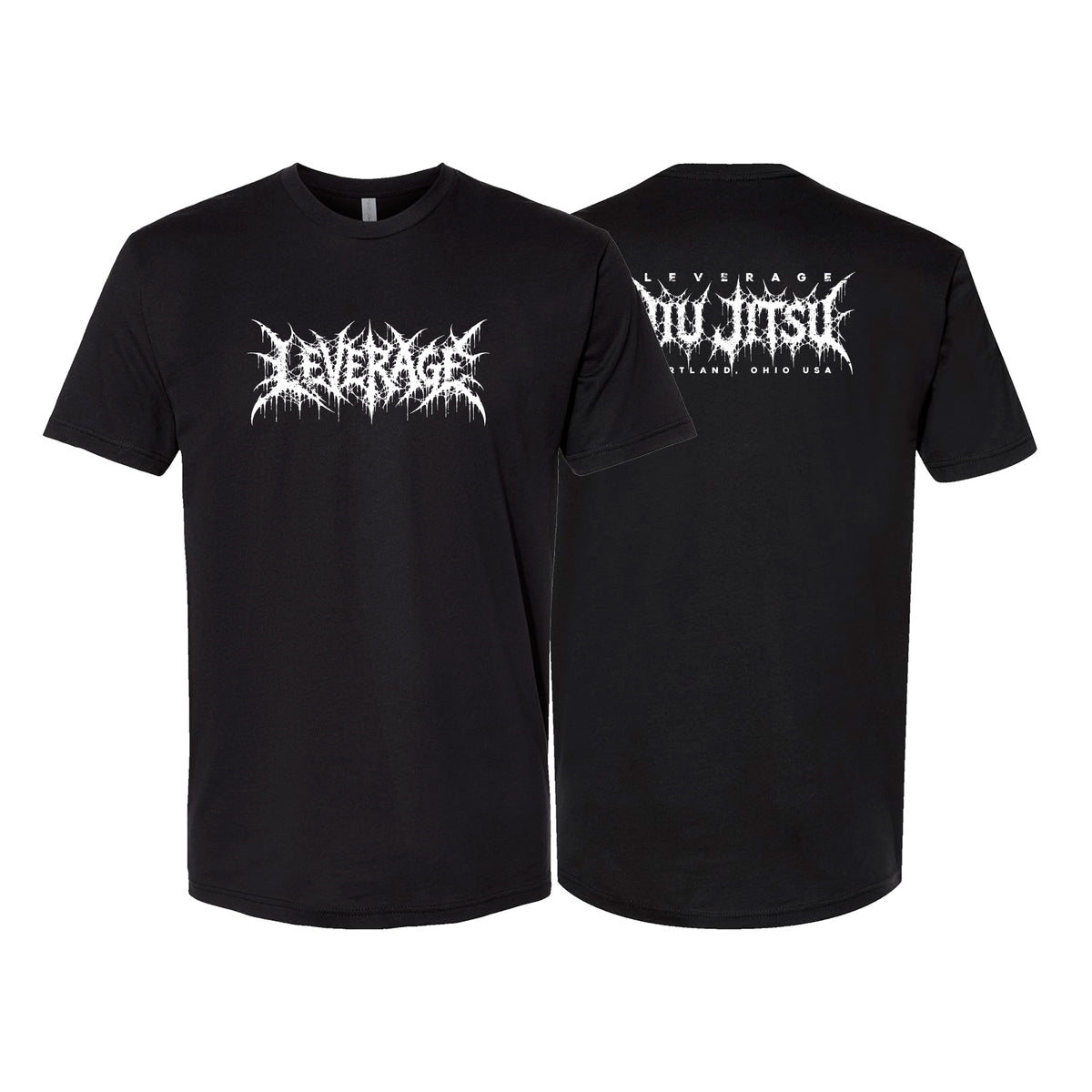 Leverage Brazilian Jiu-Jitsu Next Level Adult Shirts #8151 G (DEATH METAL)