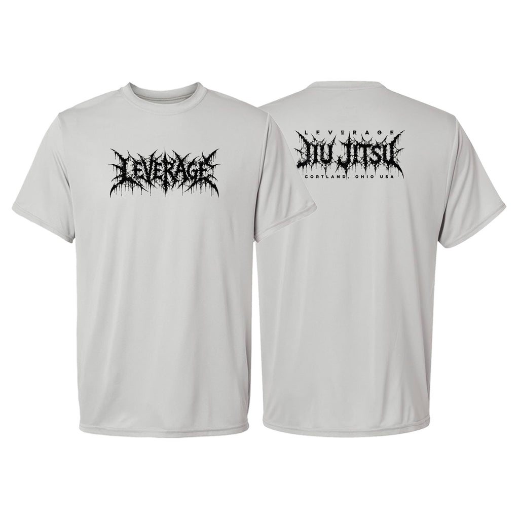 Leverage Brazilian Jiu-Jitsu Dry Fit Shirts #8151 G (DEATH METAL)