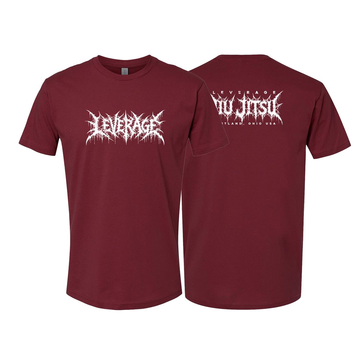 Leverage Brazilian Jiu-Jitsu Next Level Adult Shirts #8151 G (DEATH METAL)